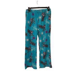 Vintage Y2k Hannah Montana Girls Size Large Fleece Pull On Pants Lounge Sleep Pa
